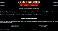Desktop Screenshot of coachworksautosales.com